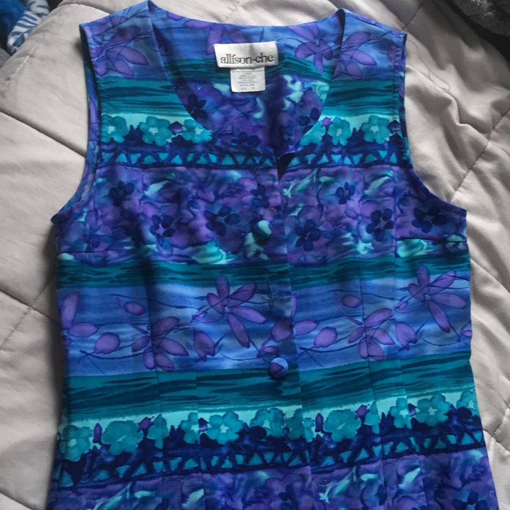 Front button down dress